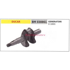 Cigüeñal DUCAR motor generador D 1000i 038861 | Newgardenstore.eu