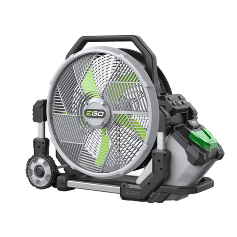 EGO FN1800E battery-powered misting fan 50sqm work area 56V motor