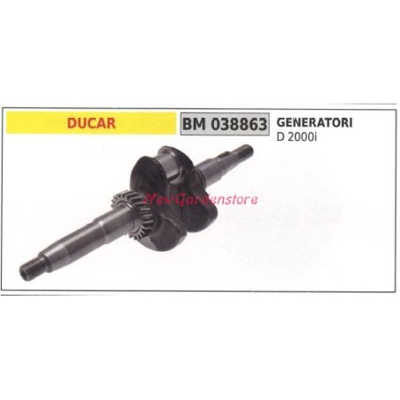 Drive shaft DUCAR generator motor D 2000i 038863 | Newgardenstore.eu