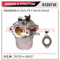 Carburateur B&S tondeuse série 28 valves latérales R120716