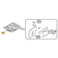 Kit de junta de motor ORIGINAL STIGA para motor RSCT 100 OHV 118550730/0