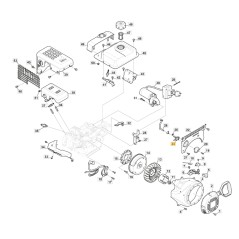 Fuel tap ORIGINAL STIGA for engine LC 170 FDS 118551312/0