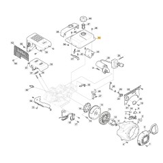 ORIGINAL STIGA Benzintank für LC 170 FDS 118551311/0