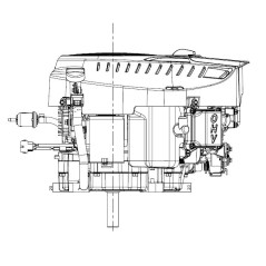 Complete STIGA TRE586V 586 cc two-cylinder Briggs tractor engine replacement | Newgardenstore.eu