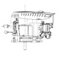 Kompletter Austauschmotor STIGA TRE586V 586 cc Zweizylinder Briggs Traktor