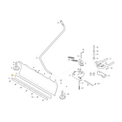 Cuchilla de goma ORIGINAL STIGA para SNOW BLADE 120 cm 118890016/0