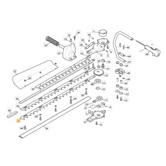 STIGA Untermesser ORIGINAL für Heckenschere HTM 75 - PRO 75SL 6990182 | Newgardenstore.eu