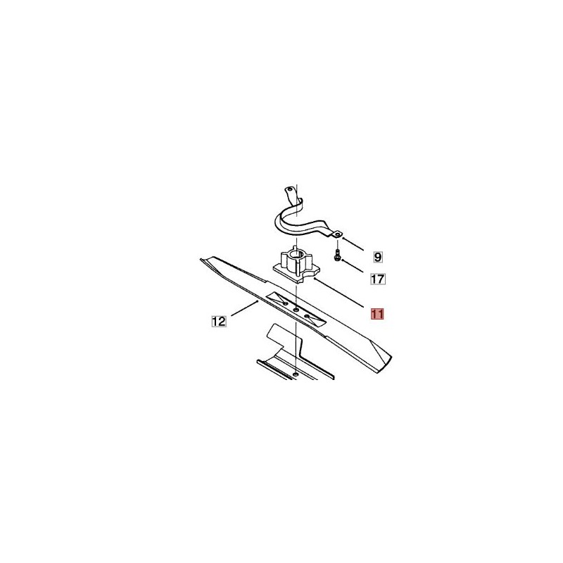 TORO moyeu de lame pour tondeuse 53cm TO-93-4107