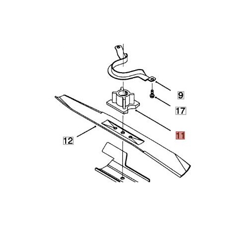 TORO moyeu de lame pour tondeuse 53cm TO-93-4107 | Newgardenstore.eu