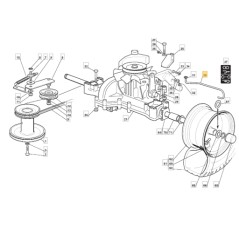 Barra de desbloqueo del tractor 1228H ORIGINAL STIGA 127034069/0 | Newgardenstore.eu