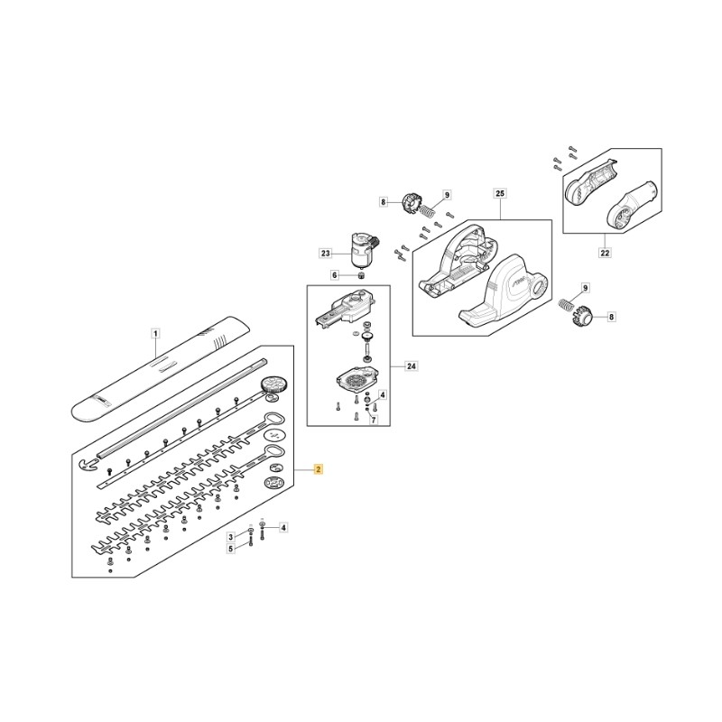 STIGA Original Heckenschere PH 700e - SPH 700 AE 118805535/0