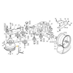 Embrayage électromagnétique ORIGINAL STIGA pour tracteur de pelouse 118399071/2