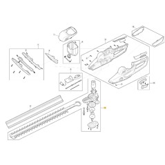 Kit motore ingranaggi lama tagliasiepi ORIGINALE STIGA 118810936/0