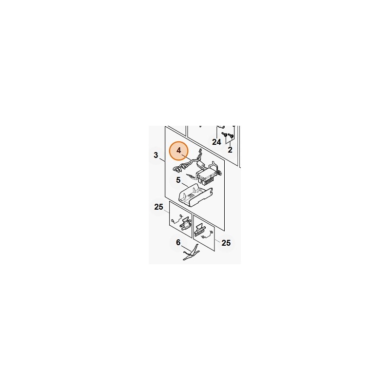 Bobina cortasetos modelos HLA135 ORIGINAL STIHL HA044301400