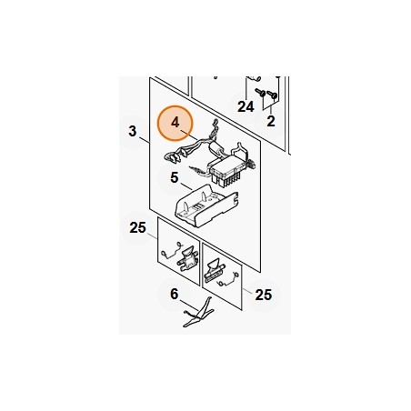 Bobina cortasetos modelos HLA135 ORIGINAL STIHL HA044301400 | Newgardenstore.eu