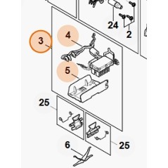 Bobine de taille-haie modèles HLA135 ORIGINAL STIHL HA044301402