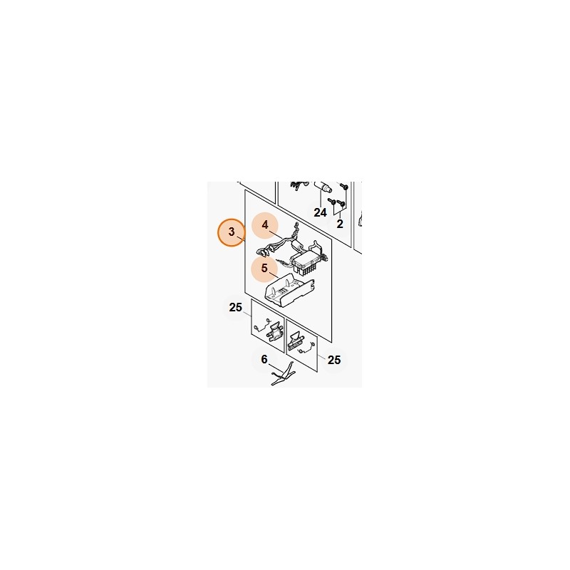 Bobina cortasetos modelos HLA135 ORIGINAL STIHL HA044301402