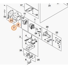 Spiralförmige Heckenscherenbox Modelle HLA135K ORIGINAL STIHL FA018208100