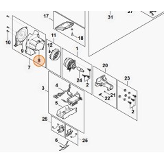 Cortasetos espiral caja modelos HLA135 ORIGINAL STIHL FA016020300