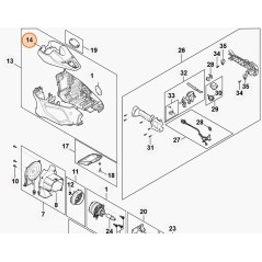 Heckenscherenabdeckung Modelle HLA135 ORIGINAL STIHL FA010840900