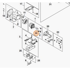 Pilote de taille-haie modèles HLA135 ORIGINAL STIHL FA017644200