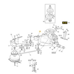 Transmisión hidrostática ORIGINAL STIGA tractor de césped 118400990/0 | Newgardenstore.eu