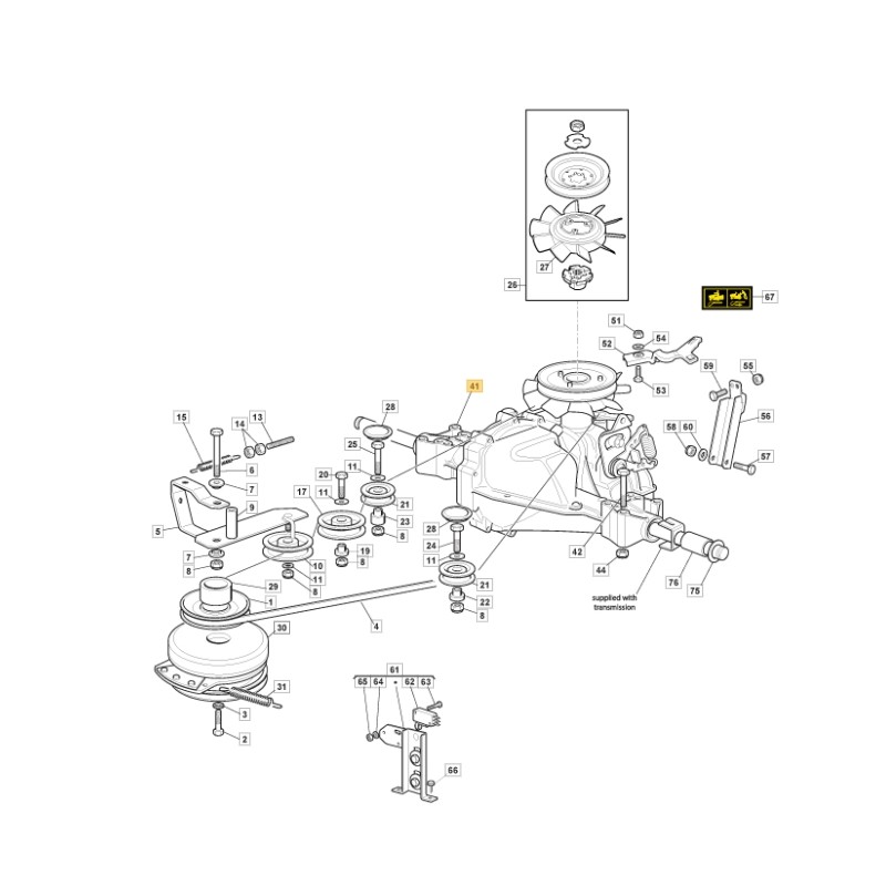 Hydrostatischer Antrieb ORIGINAL STIGA Rasenmäher 118400990/0