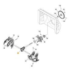 Caja de engranajes ORIGINAL STIGA para quitanieves NEVE FOX 1812-2804-01 | Newgardenstore.eu