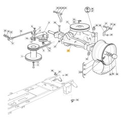 Mechanical tractor transmission BT72 ORIGINAL STIGA models 118400915/3