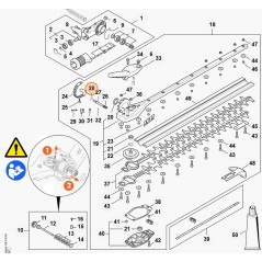 Sicherungsring DIN7993-B10 Heckenschere HLA135 ORIGINAL STIHL 94586211421