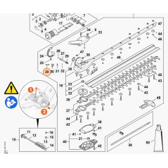 Asse tagliasiepi modelli HLA135 ORIGINALE STIHL 42437040900 | Newgardenstore.eu