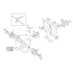 Original STIGA traction for snow plow AS 62 P - SNC 62 P 118821092/0 | Newgardenstore.eu