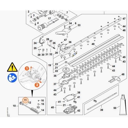 Cortasetos Modelos HLA135 ORIGINAL STIHL 42436421900 | Newgardenstore.eu