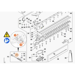 Tornillo cortasetos modelos HLA135 ORIGINAL STIHL 42439519700 | Newgardenstore.eu