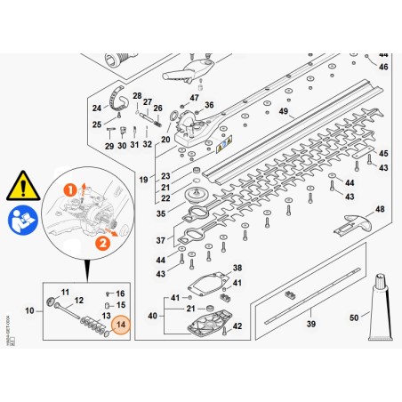 Disco cortasetos modelos HLA135 ORIGINAL STIHL 42436427801 | Newgardenstore.eu