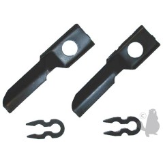 Lame de tondeuse à gazon compatible  STIGA 127MM RIF 1100136 | Newgardenstore.eu