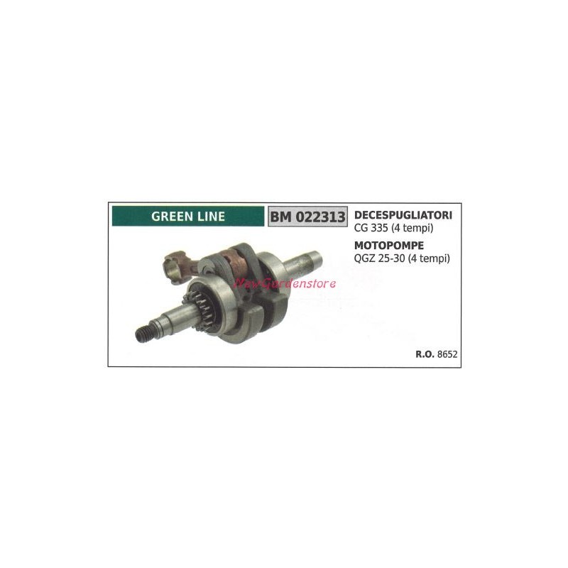 Crankshaft GREEN LINE brushcutter motor CG 335 022313