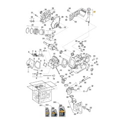 Bouchon de niveau d’huile STIGA ORIGINAL pour moteur AS 56 P - SM65 - SM70 118551291/0