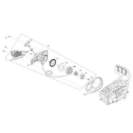 Starting pulley ORIGINAL BLUEBIRD chainsaw CSP 280T - CSP 280TC CSP410-85 | Newgardenstore.eu