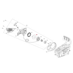 Abdeckung Feder Starter ORIGINAL BLUEBIRD Motorsäge CSP280T - CSP280TC CSP410-153