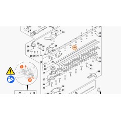 Messerschutz 500 mm 20“ Heckenschere Modelle HLA135 ORIGINAL STIHL 00007909200 | Newgardenstore.eu