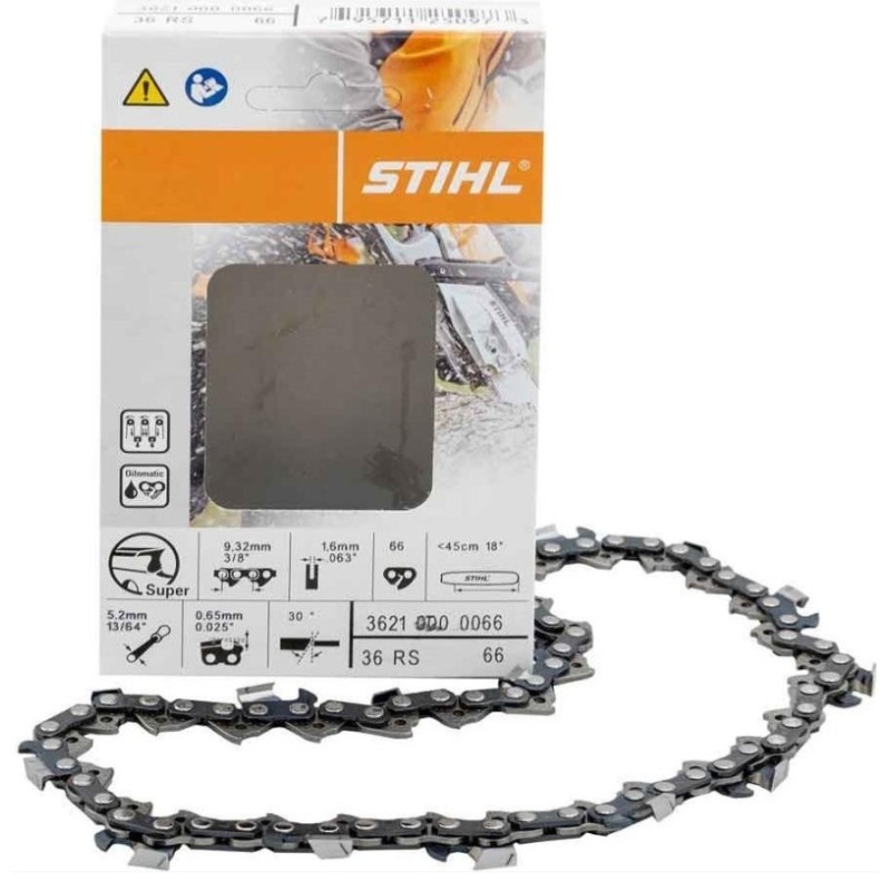 Cadena de motosierra Rapid Super 66 eslabones ORIGINAL STIHL 36210000066