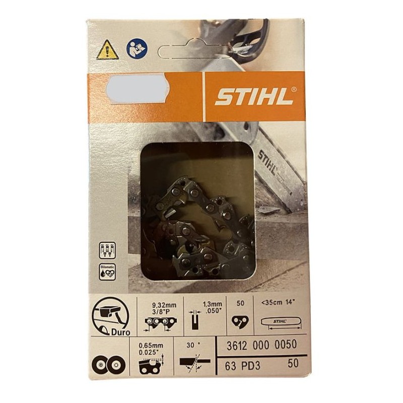 Cadena de motosierra Picco Duro 50 eslabones ORIGINAL STIHL 36120000050