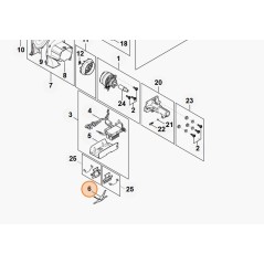 Molla per tagliasiepi modelli HLA135 ORIGINALE STIHL MA017913100