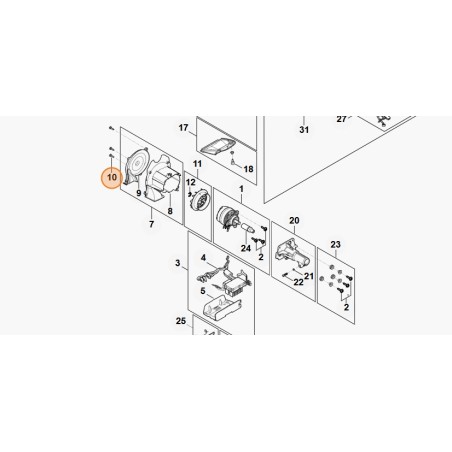 Schraube für Heckenscherenplatte IS-P4x16 HLA135 ORIGINAL STIHL 90744773025 | Newgardenstore.eu