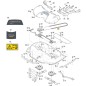 Riemen für Rasentraktor COMBI95Q ORIGINAL STIGA Modelle 1134-9187-02