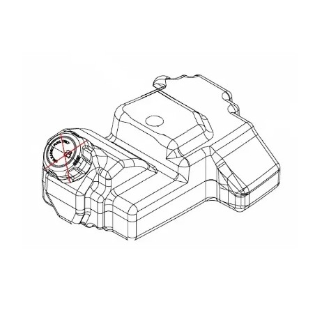 ORIGINAL MTD 651-04385B Benzintank 651-04385 | Newgardenstore.eu