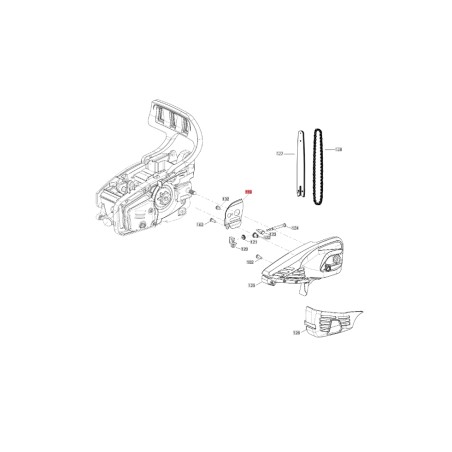 ORIGINAL BLUEBIRD chain tensioner plate CSP 280T - CSP 280TC CSP280T-119