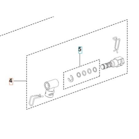 ADAPTADOR 546092901 ORIGINAL HUSQVARNA