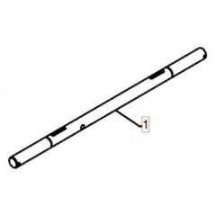 SHAFT 532404308 ORIGINAL HUSQVARNA | Newgardenstore.eu